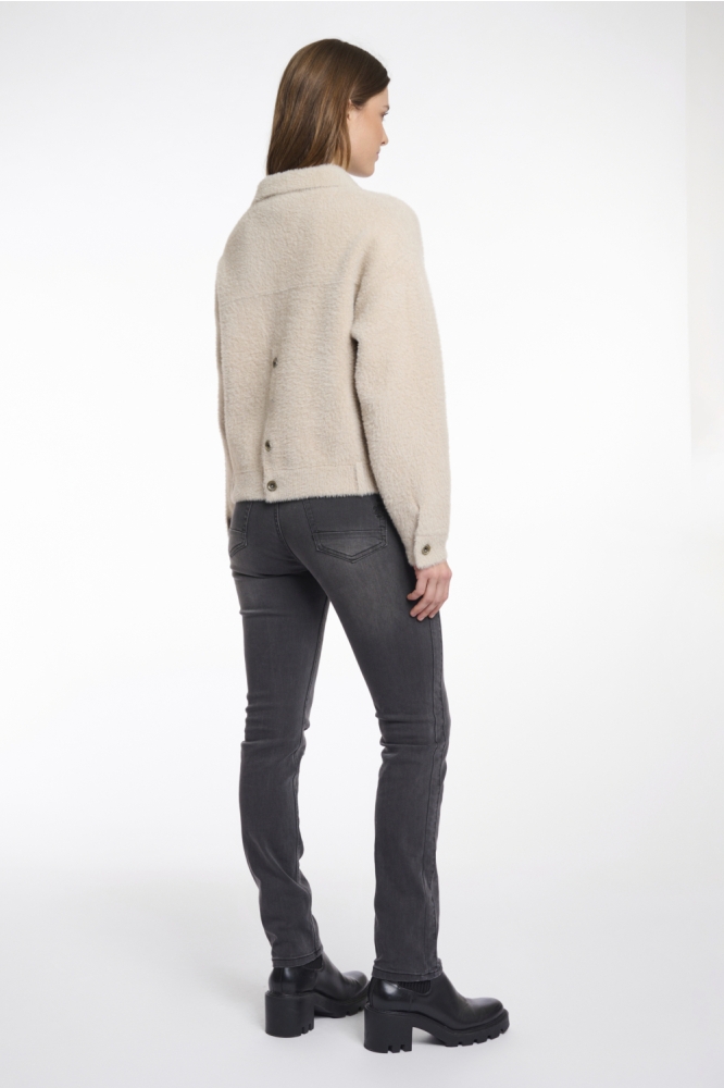 BOXY JACKET BUBBLY 5002511 10509 stone
